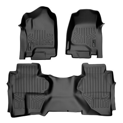 SMARTLINER 2nd Row Custom Fit Floor Liners Compatible with 2016-2019 Mercedes-Benz AMG GLE S Coupe and SUV, Gasoline