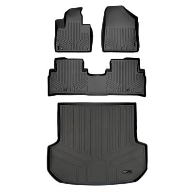 SMARTLINER 1st Row Custom Fit Floor Liners Compatible with 2025-2025 Nissan Kicks, Gasoline