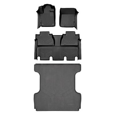 SMARTLINER 1st Row Custom Fit Floor Liners Compatible with 2015-2019 Volkswagen Golf R, Gasoline