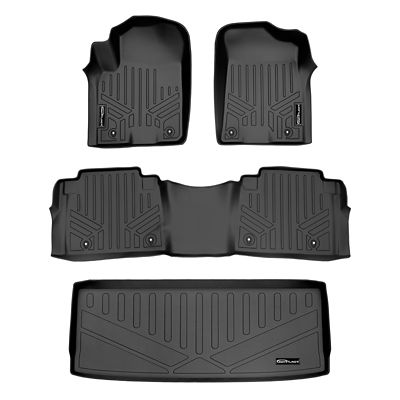SMARTLINER 1st Row Custom Fit Floor Liners Compatible with 2019-2024 Infiniti Q50, Gasoline