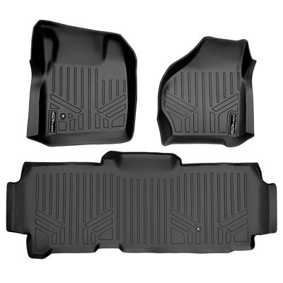SMARTLINER 3 Rows Custom Fit Floor Liners Compatible with 2024-2025 Hyundai Kona, Gasoline, AWD and FWD, Cargo Upper Position