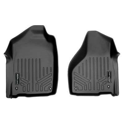 SMARTLINER 1st Row Custom Fit Floor Liners Compatible with 2012 Ford F350 Super Cab Gasoline Carpet No Over the Hump Not 4x4