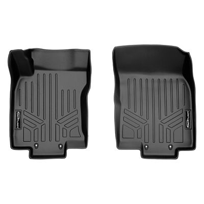 SMARTLINER 2 Rows Custom Fit Floor Liners Compatible with 2010-2014 Subaru Outback, Gasoline, Fits Automatic Transmission Only
