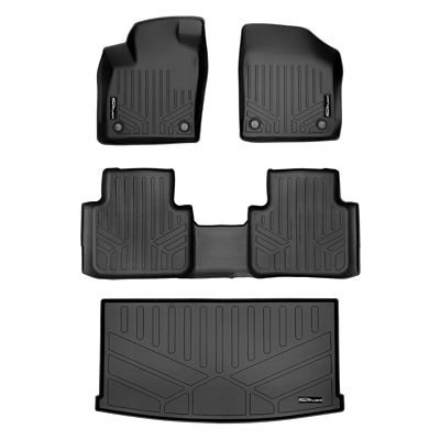SMARTLINER 1st Row Custom Fit Rubber Liners Compatible with 2020-2025 Jeep Gladiator, Gasoline