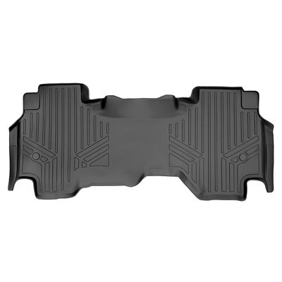 SMARTLINER 2 Rows Custom Fit Floor Liners Compatible with 2011 Ford F 250 SuperCrew, Gasoline, Carpet, Bench or Bucket, Not 4x4