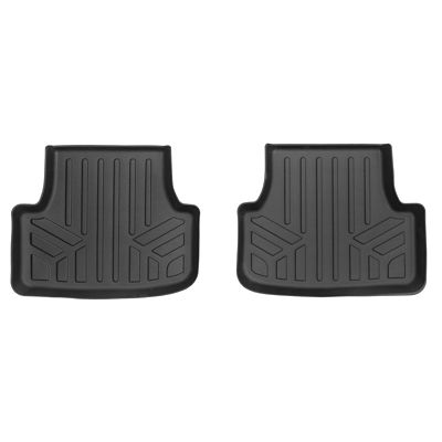 SMARTLINER 2 Rows Custom Fit Floor Liners for 2002-2008 Dodge Ram 1500 Quad Cab, Gasoline, No PTO, No 4x4, 1st Row Bench