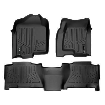 SMARTLINER 2 Row Floor Liners For 2000 - 2006 Chevrolet Suburban 7 Passenger And 8 Passenger
