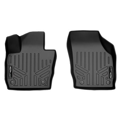 SMARTLINER 2 Rows Custom-Fit Floor Liners for 2015-2019 GMC Sierra 3500 HD Crew Cab, Gasoline, 1st Row Bench or Bucket