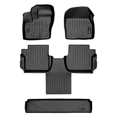 SMARTLINER 1st Row Custom Fit Floor Liners Compatible with 2019-2024 Nissan Armada, Gasoline