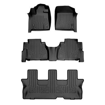 SMARTLINER 1st Row Custom Fit Floor Liners Compatible with 2011-2014 Ford Edge, Gasoline