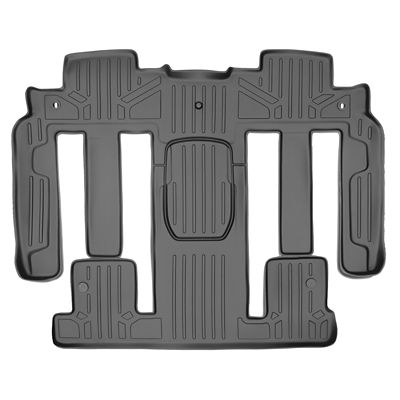 SMARTLINER 2 Rows Custom-Fit Floor Liners for 2013-2015 Dodge Durango Gasoline 6- and 7-Passenger TrimLine for Center Console