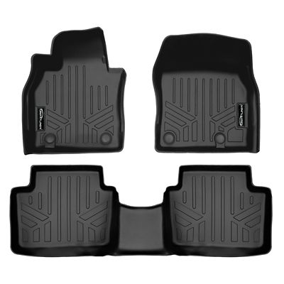 SMARTLINER 3 Rows Custom Fit Floor Liners Compatible with 2021-2025 Mercedes-Benz AMG GLA 35 SUV, Gasoline