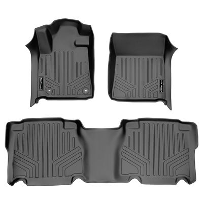 SMARTLINER 2 Row Floor Liners For 2012 - 2013 Toyota Tundra Crew Max (2)