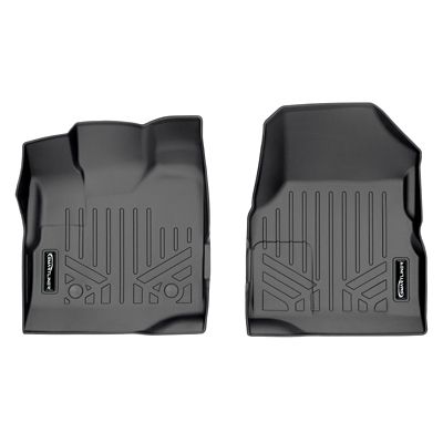 SMARTLINER 1st-Row Custom-Fit Floor Liners with 2007-2014 Chevrolet Silverado 3500 HD Crew Cab, Gas, Bench or Bucket