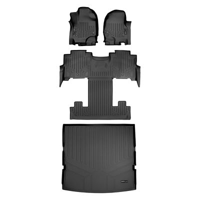 SMARTLINER 3rd Row Custom Fit Floor Liners Compatible with 2007-2013 Acura MDX, Gasoline