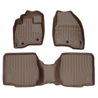 SMARTLINER 2 Row Floor Liners For 2017 - 2019 Ford Explorer 7 Passenger (2)