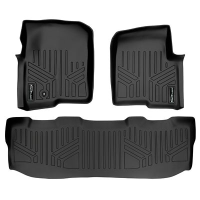 SMARTLINER 3 Rows Custom Fit Floor Liners Compatible with 2023-2025 Genesis GV70 Electrified, Electric, Fits AWD
