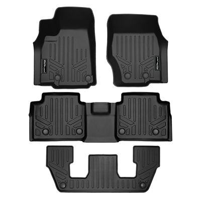 SMARTLINER 2 Rows Custom Fit Floor Liners Compatible with 2016-2022 Mercedes-Benz GLC Class SUV, Gasoline