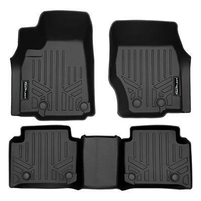 SMARTLINER 4 Rows Custom Fit Floor Liners Compatible with 2018-2023 Chevrolet Traverse 7 Passenger, Gasoline