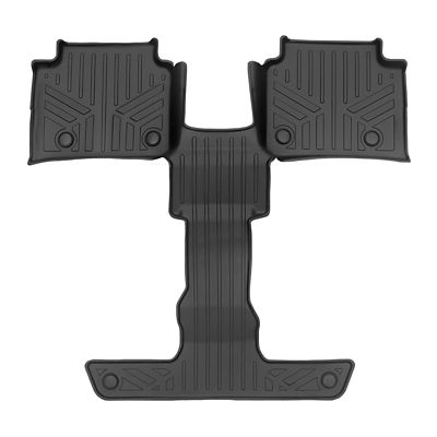 SMARTLINER 2nd Row Custom Fit Floor Liners Compatible with 2022-2025 Toyota Corolla Cross, Gasoline, Fits FWD Trims