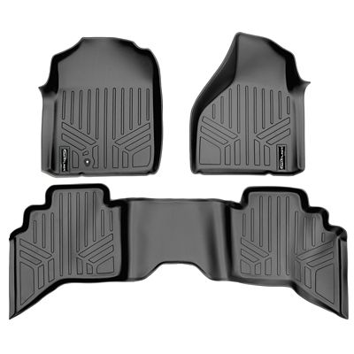 SMARTLINER 1st Row Custom Fit UTV Floor Mats Compatible with 2019-2026 Polaris General XP 1000, Gasoline, 2 and 4 Seater
