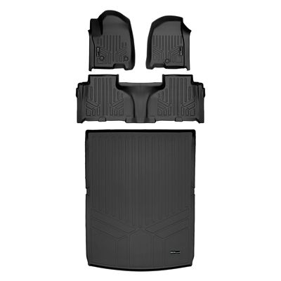 SMARTLINER 2nd Row Custom Fit Floor Liners Compatible with 2014-2023 Lexus GX, Gasoline