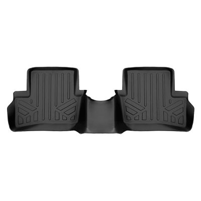 SMARTLINER 2 Rows Custom Fit Floor Liners Compatible with 2019-2024 Ram 1500 Classic Quad Cab Gasoline Carpet No 4x4 Shifter