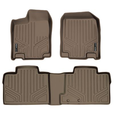 SMARTLINER 3 Rows Custom Fit Floor Liners Compatible with 2013-2015 Lexus RX, Gasoline, 1st Row Fits Hook Type Floor Retention
