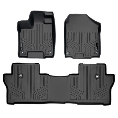 SMARTLINER 2 Row Floor Liners For 2019 - 2025 Honda Passport