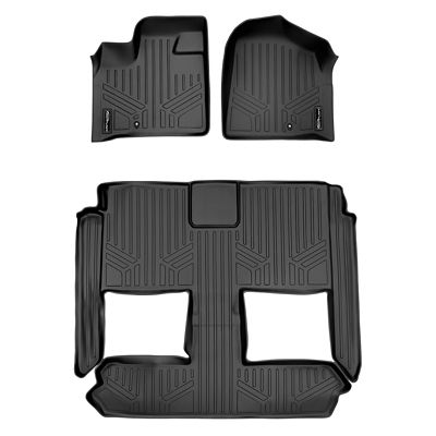 SMARTLINER 1st Row Custom Fit Floor Liners Compatible with 2011-2013 Kia Sportage, Gasoline