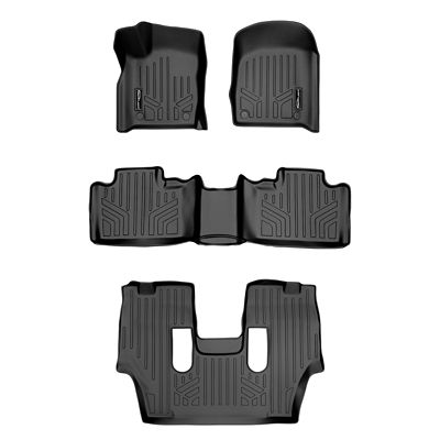 SMARTLINER 2 Rows Custom Fit Floor Liners Compatible with 2009-2017 Audi Q5, Gasoline