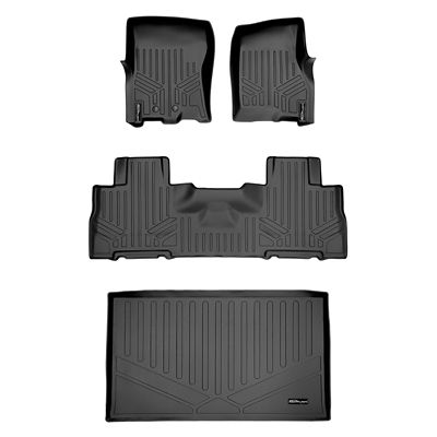 SMARTLINER 1st Row Custom Fit Floor Liners Compatible with 2015-2023 Jeep Renegade, Gasoline