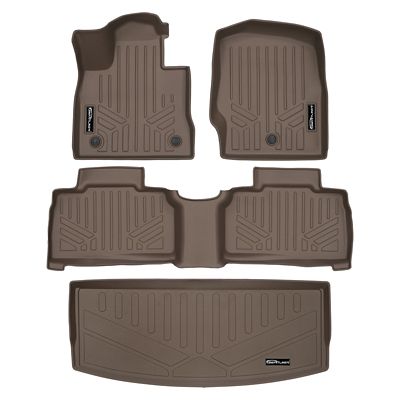 SMARTLINER 2 Rows Custom Fit Floor Liners Compatible with 2022-2025 Honda Civic Si, Gasoline