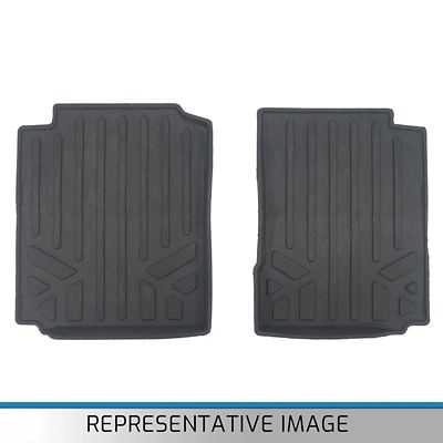 SMARTLINER 2-Row Custom-Fit Floor Liners with 2007-2013 GMC Sierra 1500 Crew Cab, Gas, No Over-Hump