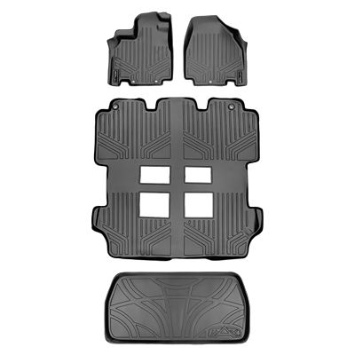 SMARTLINER 4 Row Floor Liners for 2011 - 2017 Honda Odyssey (2)