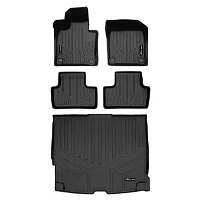 SMARTLINER 2nd Row Custom Fit Floor Liners Compatible with 2014-2020 Nissan Rogue, Gasoline