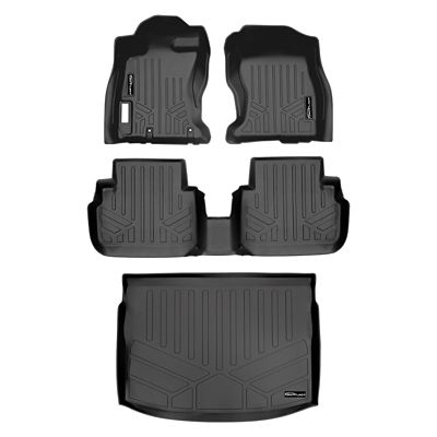 SMARTLINER 1st Row Custom Fit Floor Liners Compatible with 2019-2023 Lincoln Nautilus, Gasoline