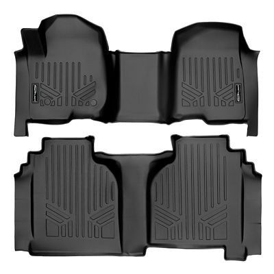 SMARTLINER 3 Rows Custom Fit Floor Liners Compatible with 2014-2019 Toyota Highlander, Hybdrid, 2nd Row Bench Seats