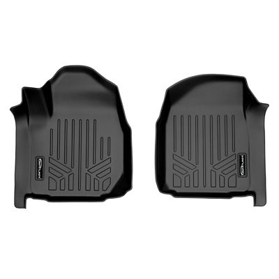 SMARTLINER 2nd Row Custom Fit Floor Liners for 2017-2025 Ford F350 Super Cab, Gasoline, or Vinyl, Fits 1st Row Bench Seats