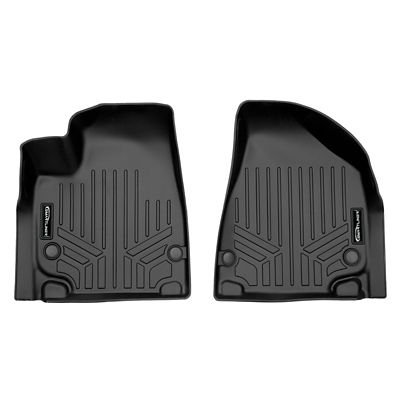 SMARTLINER 2nd Row Custom Fit Floor Liners Compatible with 2017-2020 Chrysler Pacifica 8 Passenger, Gasoline, Fits Bench Seats