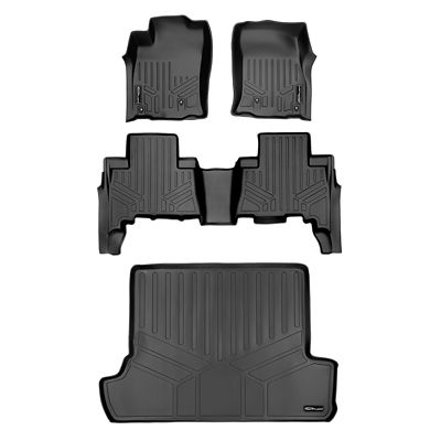 SMARTLINER 1st Row Custom Fit Floor Liners Compatible with 2013-2020 Toyota Sienna, Gasoline