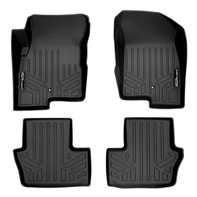 SMARTLINER 2 Rows Custom Fit Floor Liners Compatible with 2021-2025 Chevrolet Trailblazer, Gasoline, Fits AWD Trim
