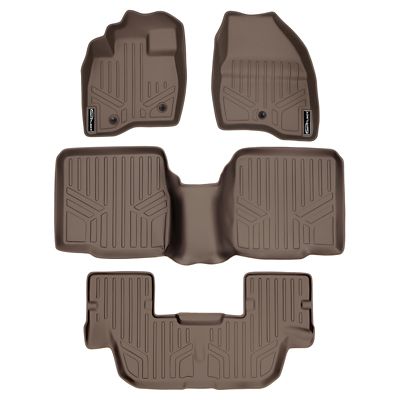 SMARTLINER 1st Row Custom Fit Floor Liners Compatible with 2013-2015 Chevrolet Malibu, Gasoline