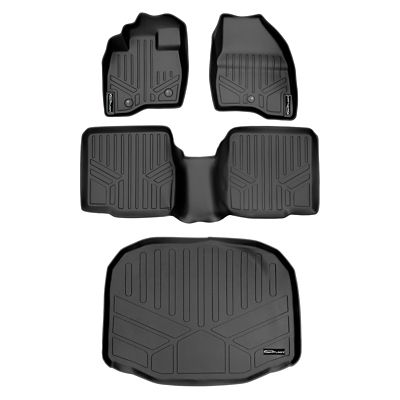 SMARTLINER 2 Rows Custom Fit Floor Liners Compatible with 2014-2025 Porsche Macan, Gasoline