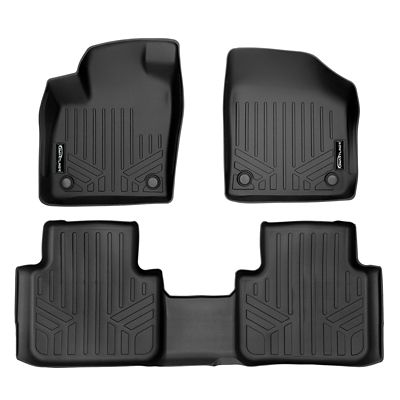 SMARTLINER 2 Row Floor Liners For 2018 - 2025 Volkswagen Atlas 7 Passenger