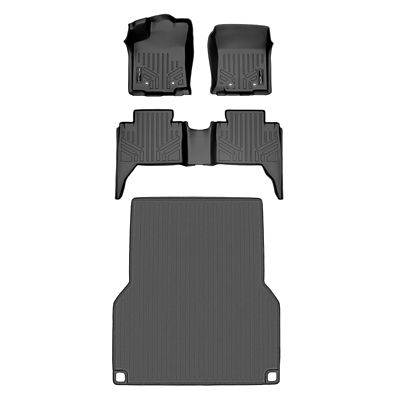 SMARTLINER Cargo Custom Fit Floor Liners Compatible with 2009-2019 Ford Flex, Gasoline, Fits Behind 2nd Row