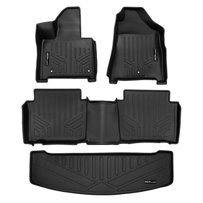 SMARTLINER 2nd Row Custom Fit Floor Liners Compatible with 2021-2023 Kia Seltos, Gasoline
