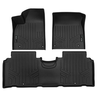 SMARTLINER 2 Rows Custom Fit Floor Liners for 2023-2025 Honda Civic Type R, Gasoline, Fits 2nd Row without USB Ports