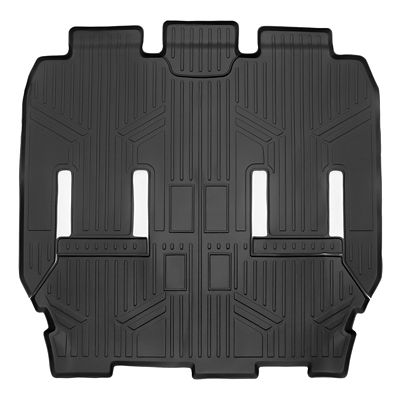 SMARTLINER 2 Rows Custom Fit Floor Liners Compatible with 2021-2025 Chevrolet Tahoe 7 Passenger, Gasoline, Fits Bucket Seats