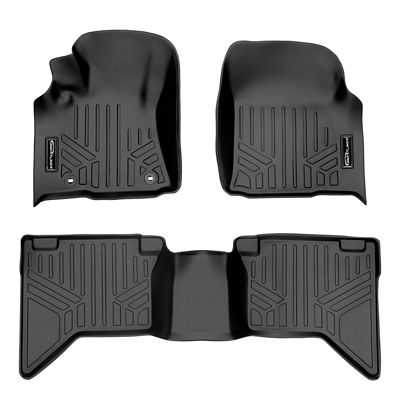 SMARTLINER 2nd Row Custom Fit Floor Liners Compatible with 2015-2021 Mercedes-Benz AMG C S 63 Sedan, Gasoline